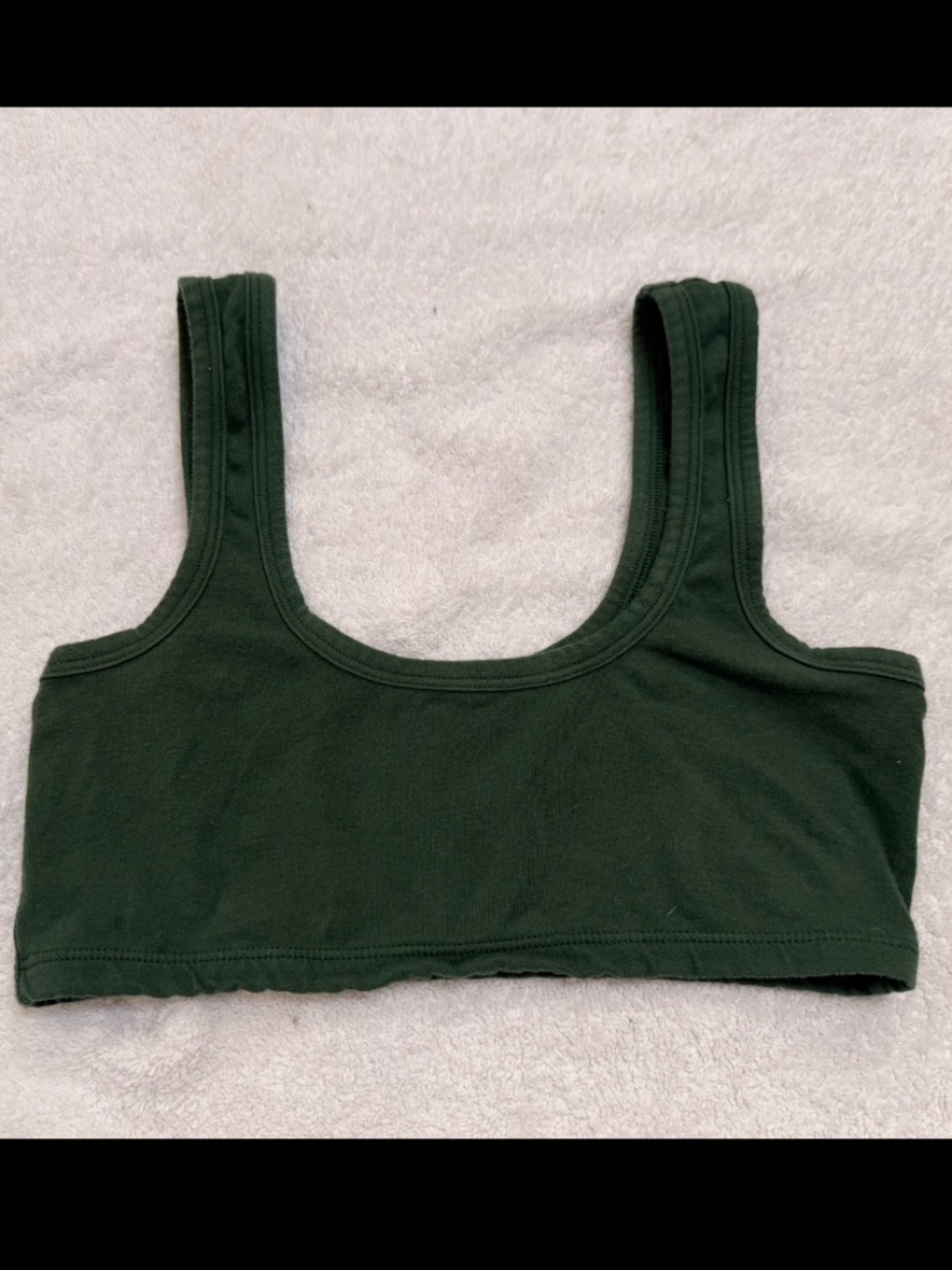 ARQ Wide strap bra M - Green